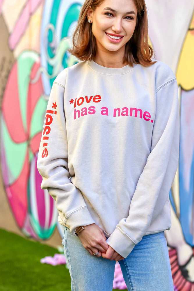 Love Has A Name Crewneck Sweatshirt