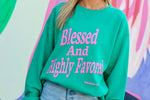 Highly Favored Emerald Pullover