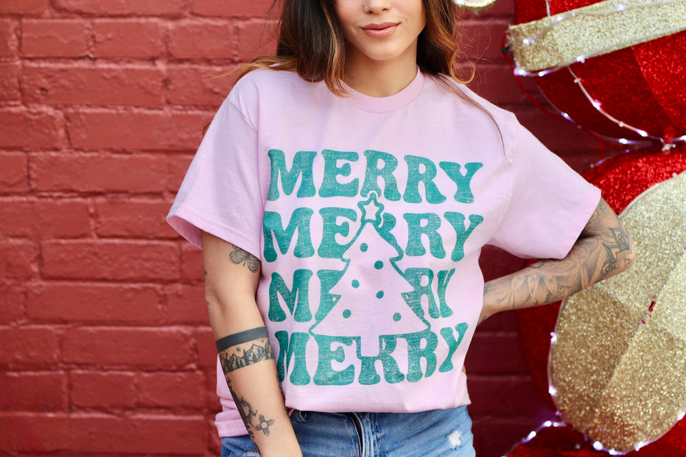 Merry Pink Tee