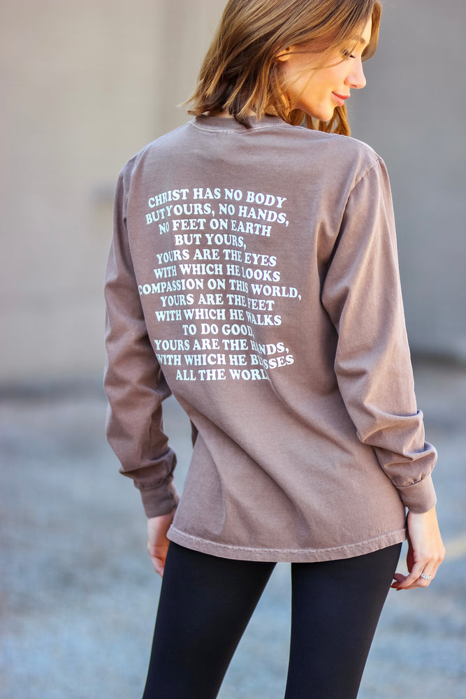 Yours Are The Hands Long Sleeve Tee