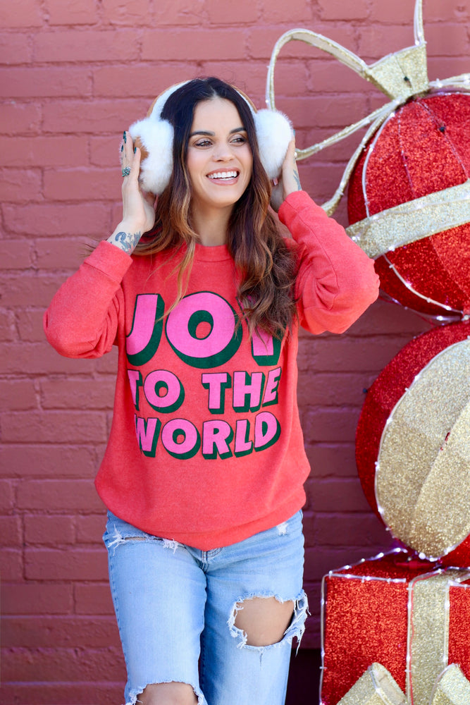 Joy To The World Soft Raglan Pullover
