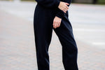 Black Soft Fleece Joggers