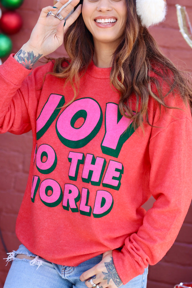 Joy To The World Soft Raglan Pullover