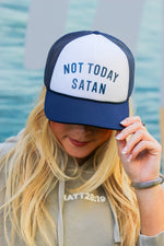 Not Today Satan Trucker Hat