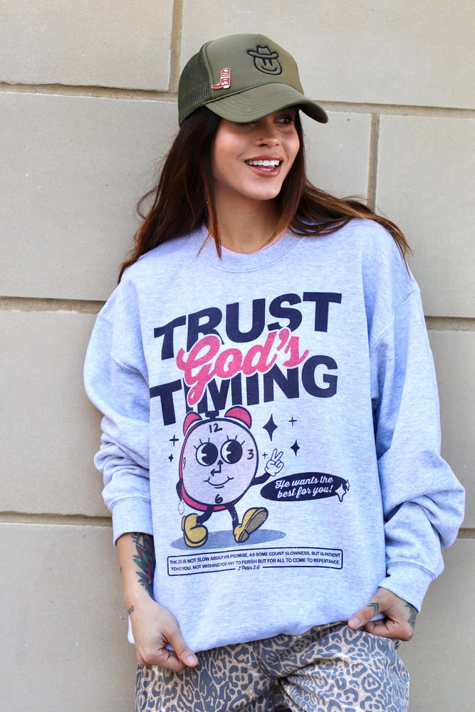 Trust God’s Timing Sweatshirt