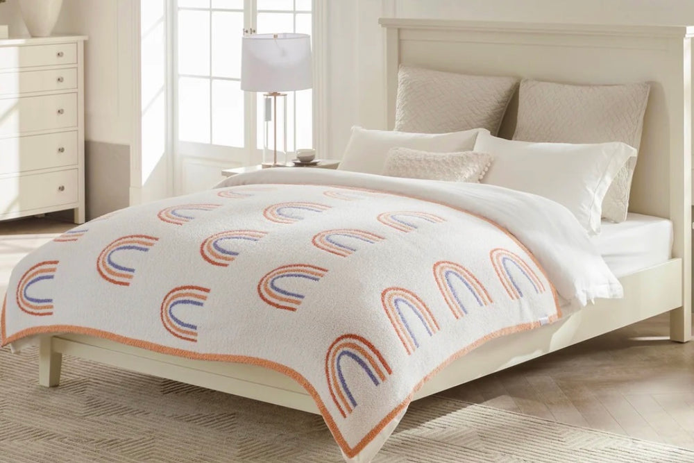 New Day Rainbow Buttery Throw